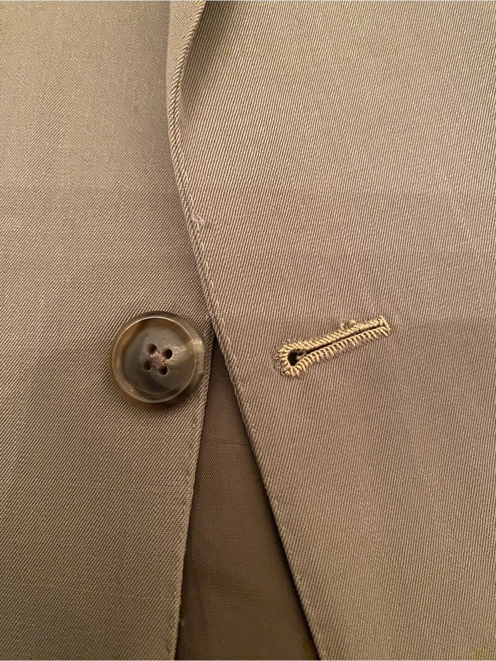 Hickey freeman Men's Two-Piece Suit in Olive Gray 41R